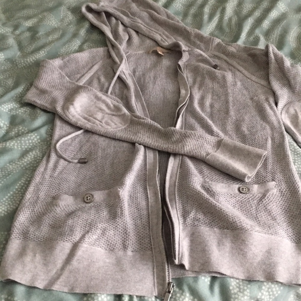 Banana Republic zip up hooded sweater